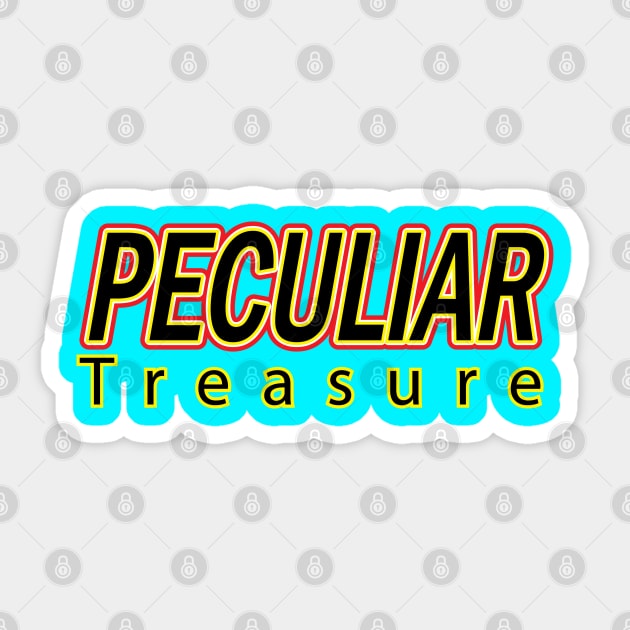 Peculiar Treasure Sticker by Ebony T-shirts